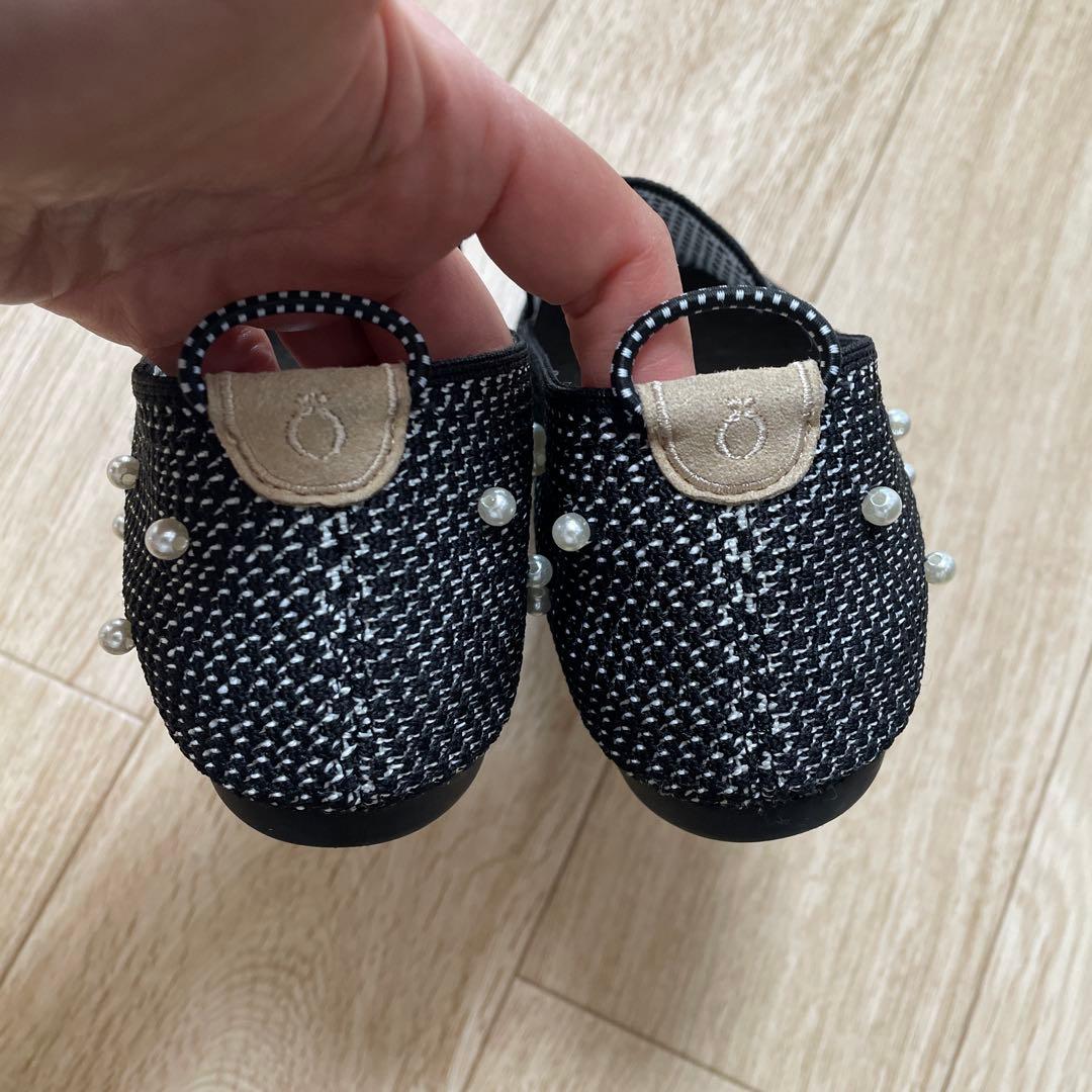 offen オッフェン パール オペラシューズ 38 ブラック