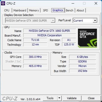 【ジャンク品】NVIDIA GeForce GTX 1660Super 6GB