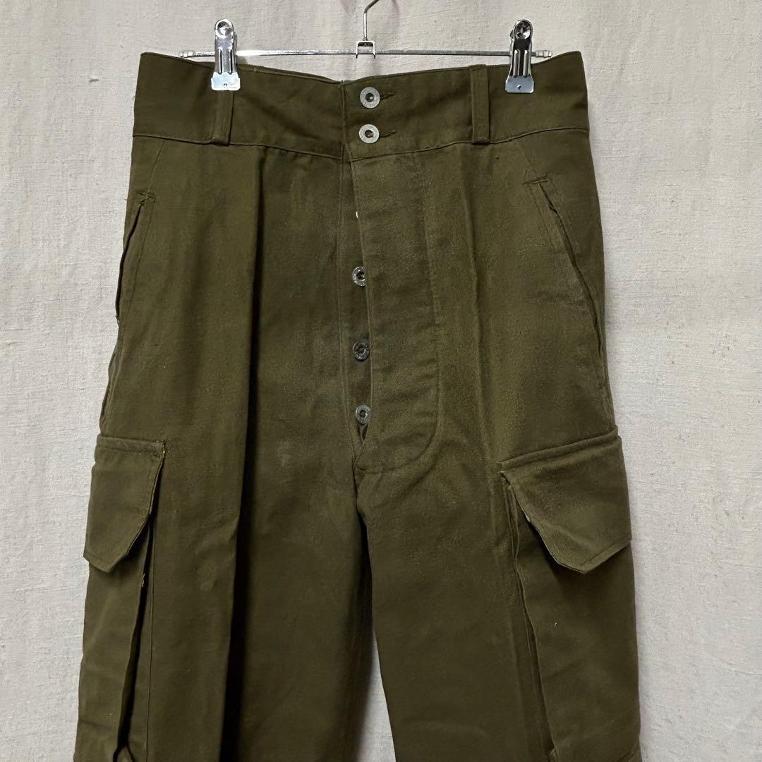 フランス軍 メタルボタン M47パンツ 前期タイプ 11 33 デッドストック