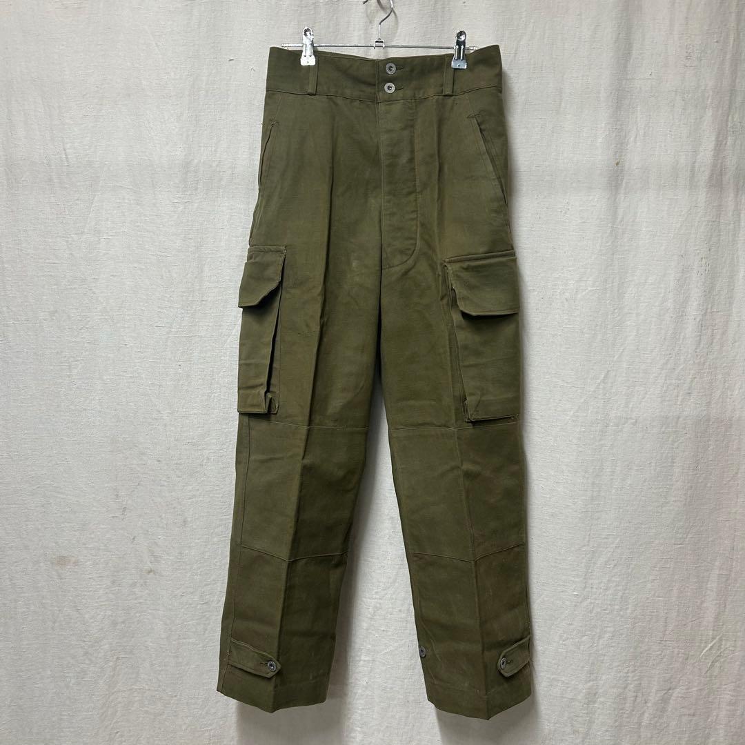 フランス軍 メタルボタン M47パンツ 前期タイプ 11 33 デッドストック