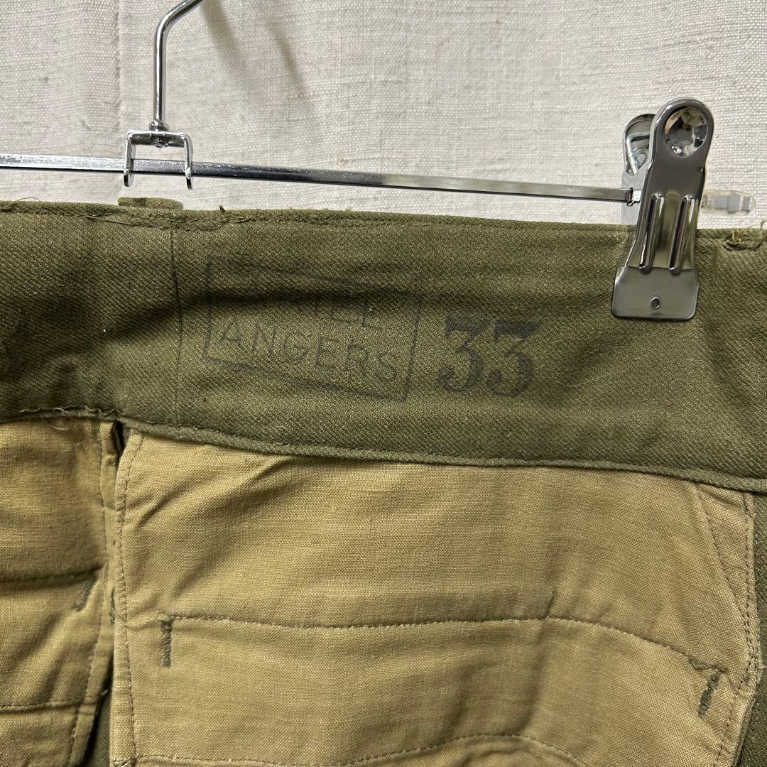 フランス軍 メタルボタン M47パンツ 前期タイプ 11 33 デッドストック