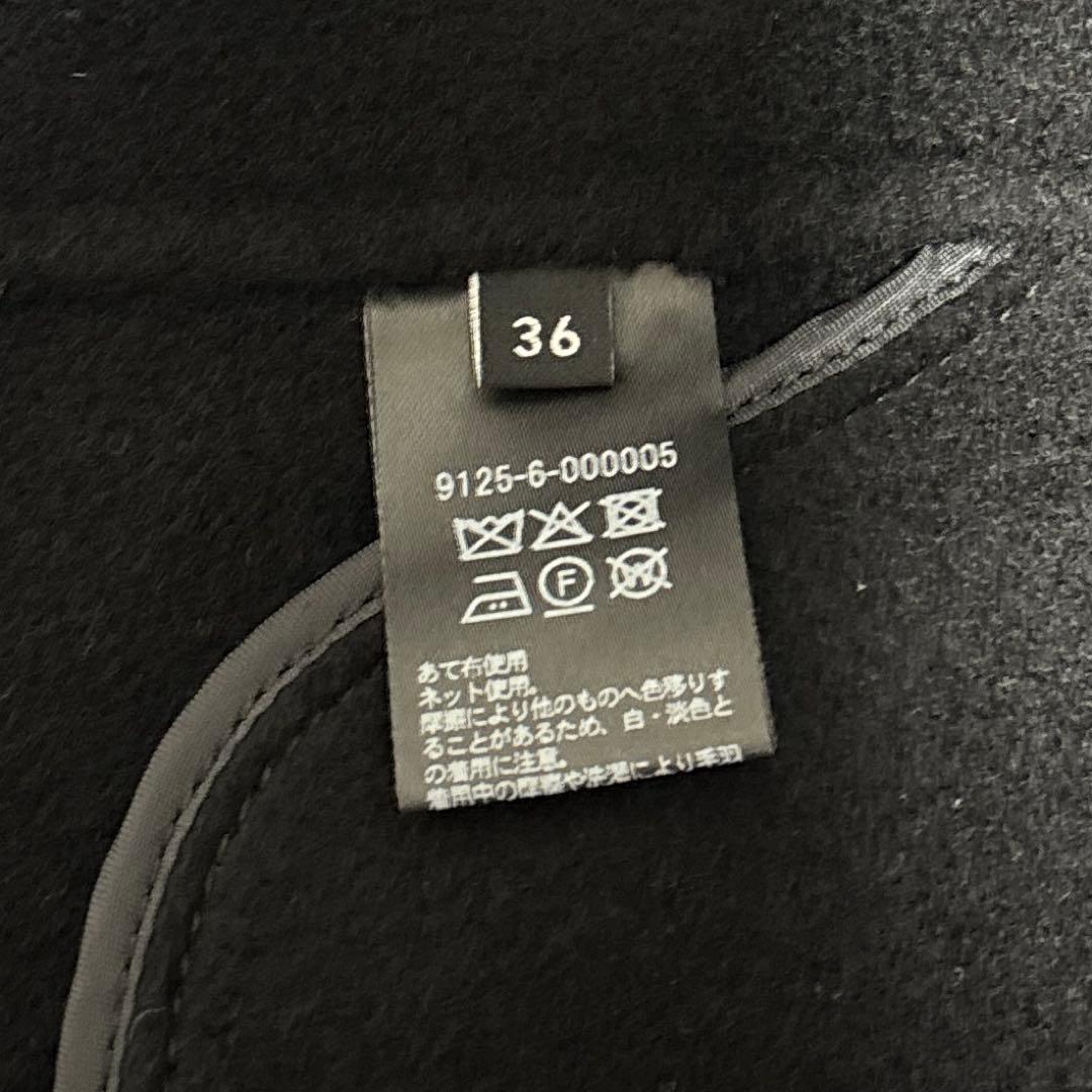 MARW UNITED ARROWS リバー ミドル丈 コート　ブラック