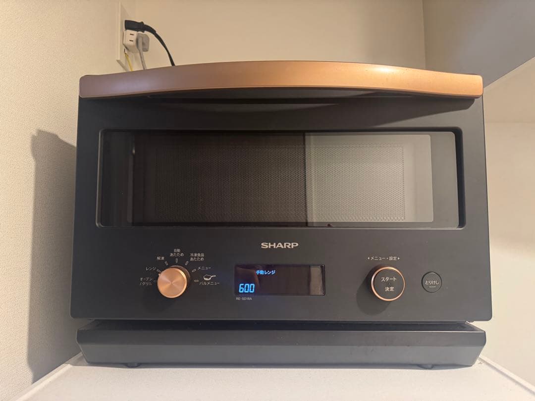 美品 SHARP RE-SD18A-B オーブンレンジ