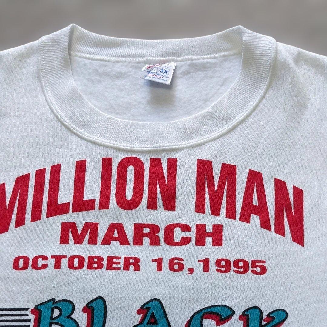 古着 90s MILLION MAN MARCH スウェット USA製 3X