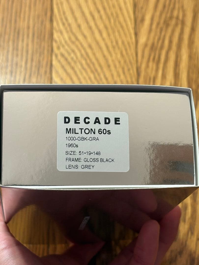 Decade MILTON サングラス Grey レンズ