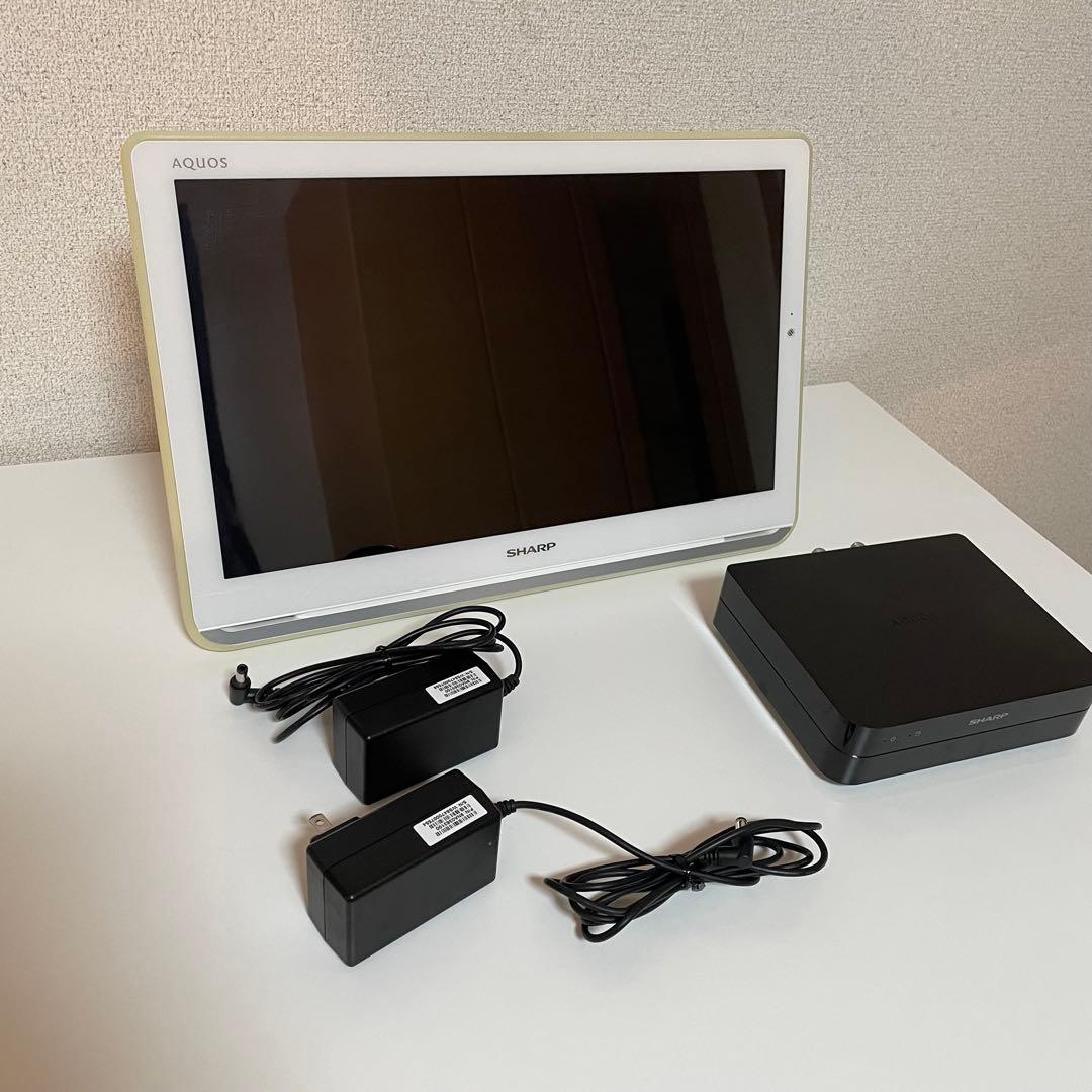 シャープ 16V型 ポータブル液晶テレビ 2T-C16AP ホワイト 防水テレビ