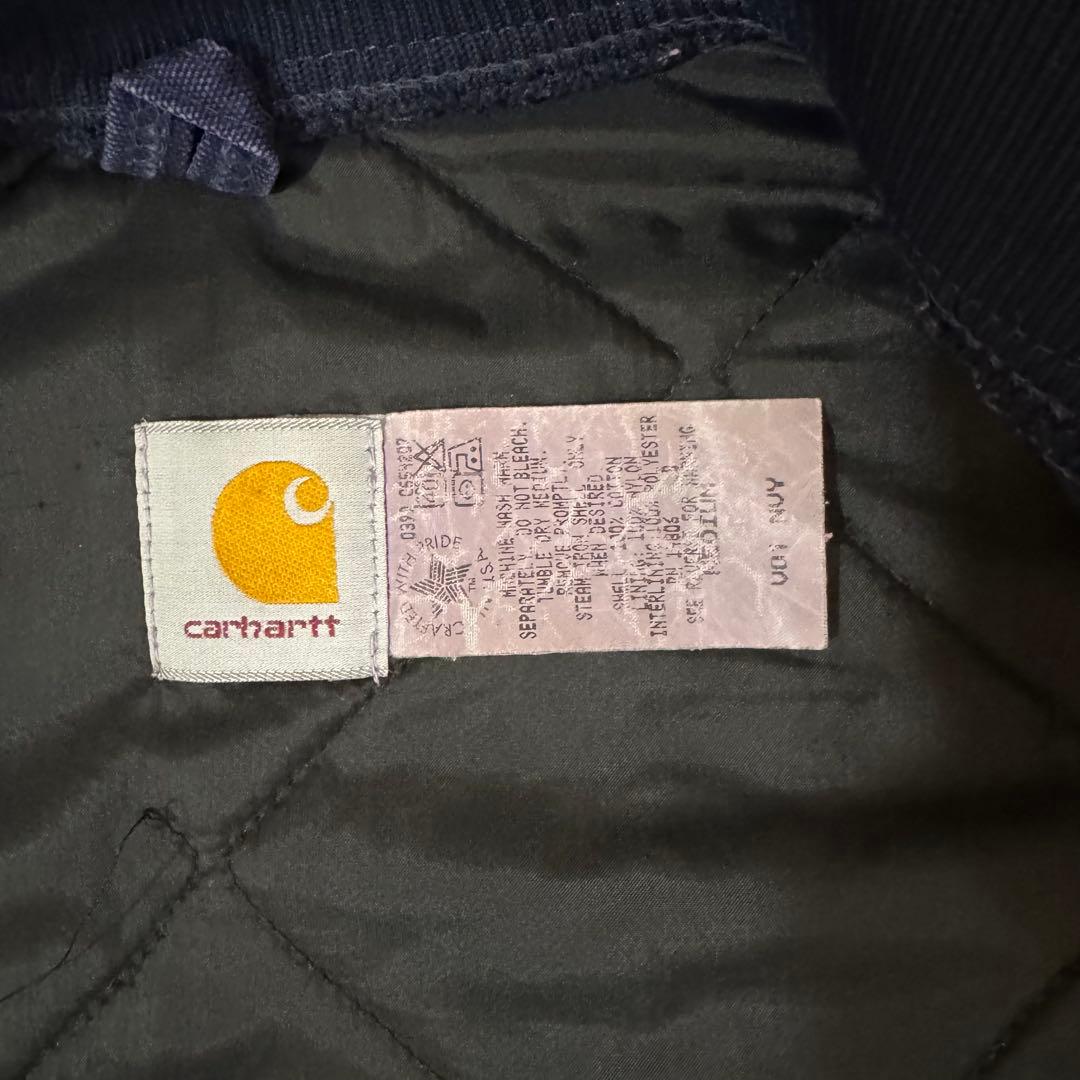 【ナイスフェード】カーハート ベスト V01 NVY 腰ゴム ネイビー Mサイズ