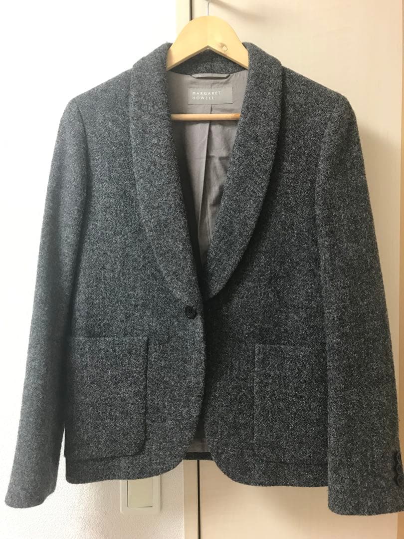 マーガレットハウエル　グレー テーラードジャケット