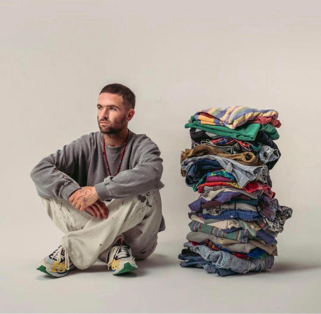 90s USA製 Stan Ray グランジ ペンキ ペインターパンツ/ホワイト