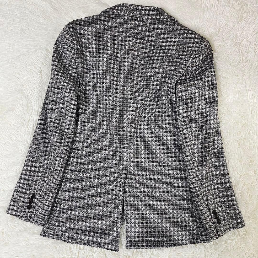 美品 エディフィス×リントン 高級ツイードジャケット Belesto 46