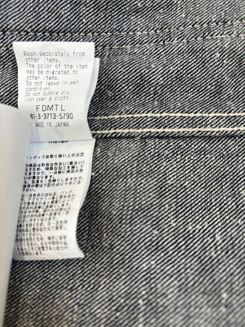FDMTL ファンダメンタル/デニムジャケット