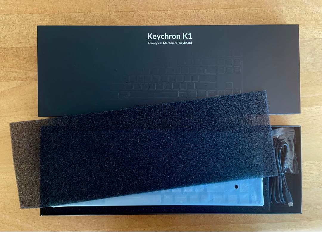ほぼ未使用•新品同様キークロンK1 87ワイヤレス メカニカル キーボード 茶軸
