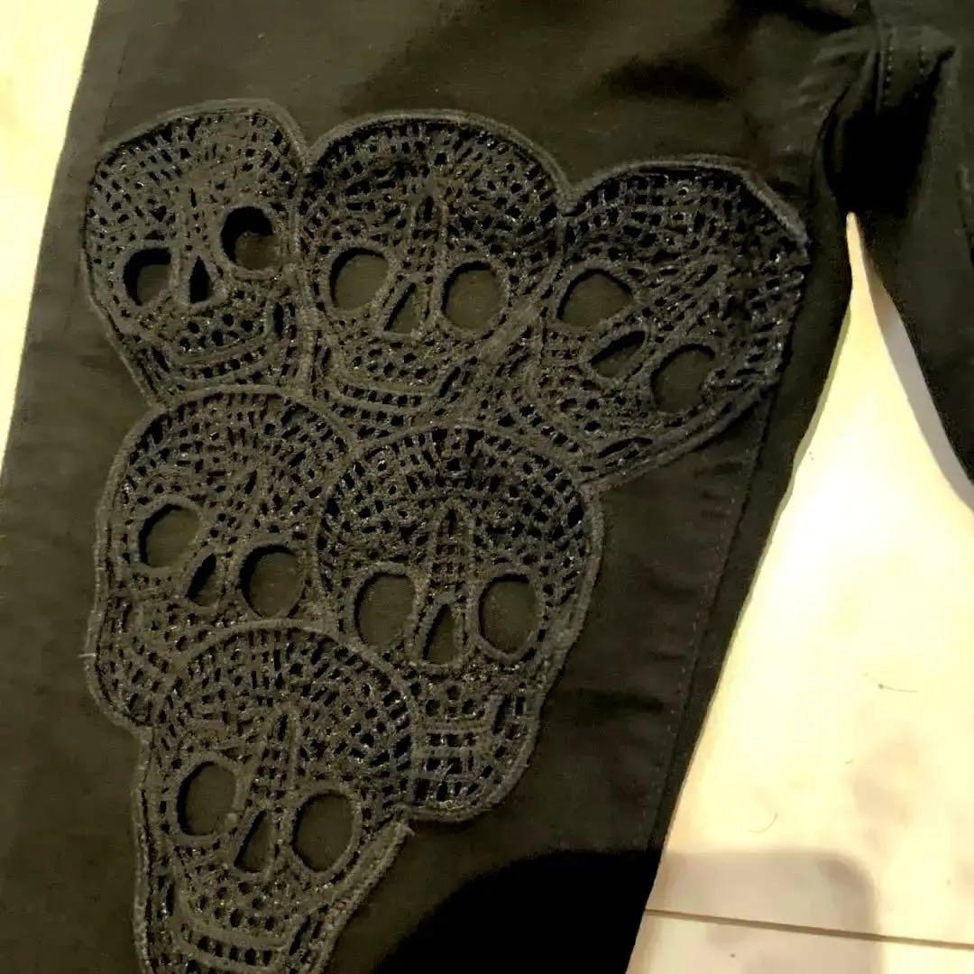 パンツ HYSTERIC GLAMOR SKULL LACE