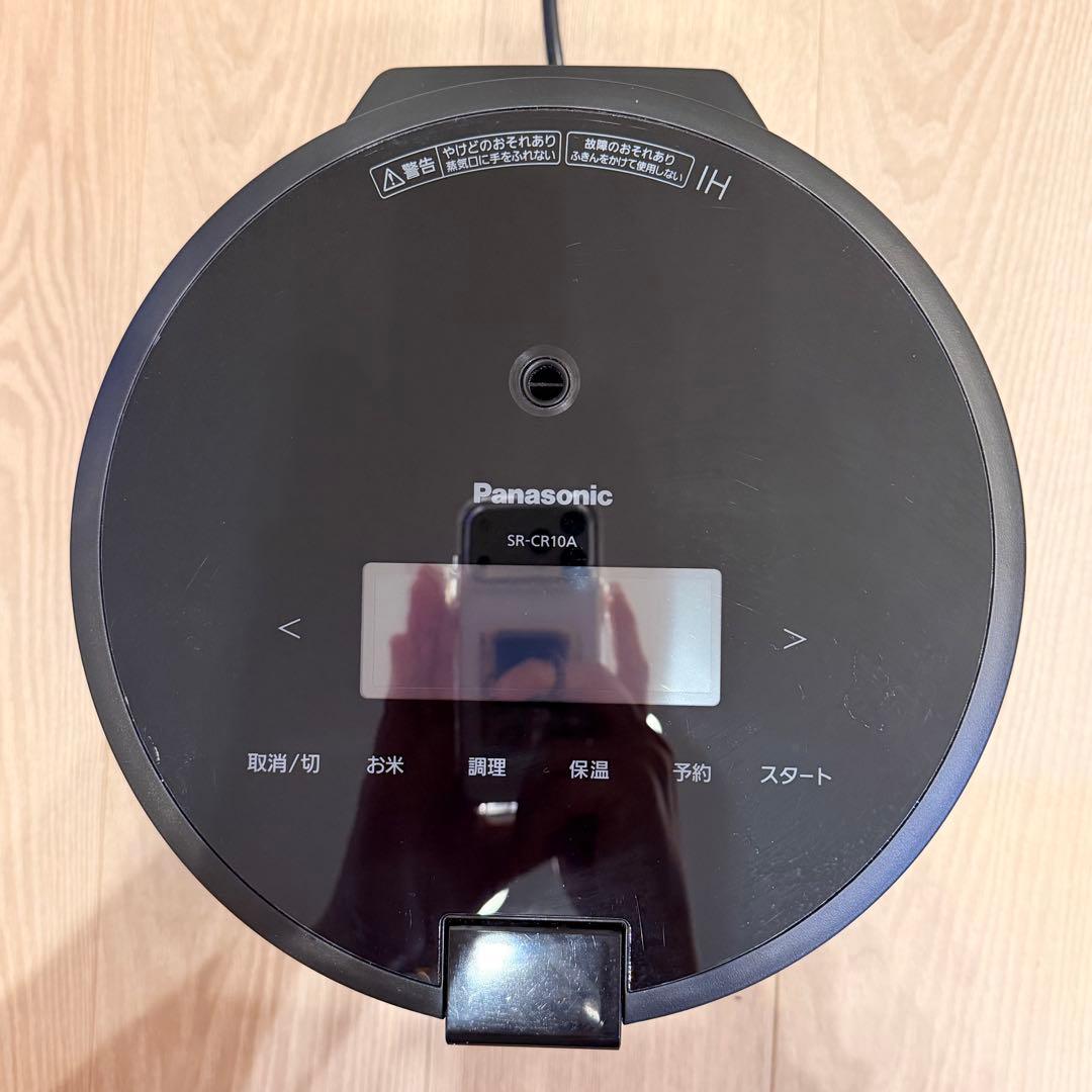 パナソニック 炊飯器 SR-CR10A ブラック