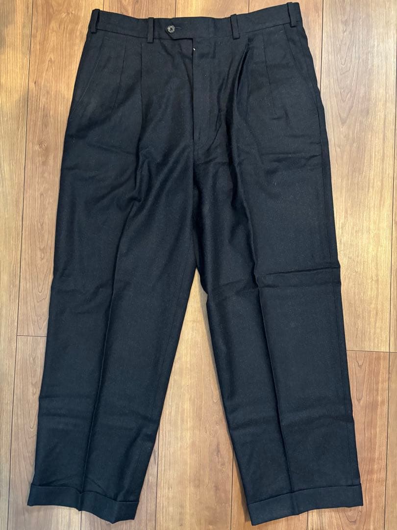 60s カシミヤ ウール 2タック スラックス vintage ヴィンテージ