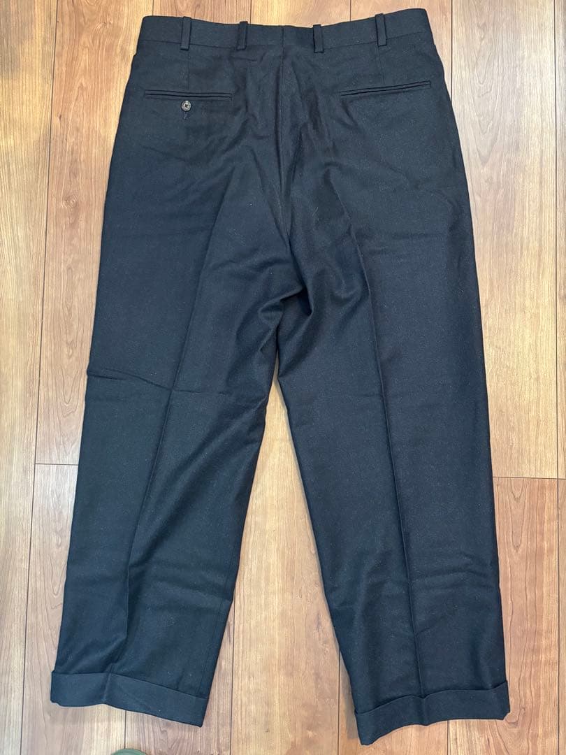 60s カシミヤ ウール 2タック スラックス vintage ヴィンテージ