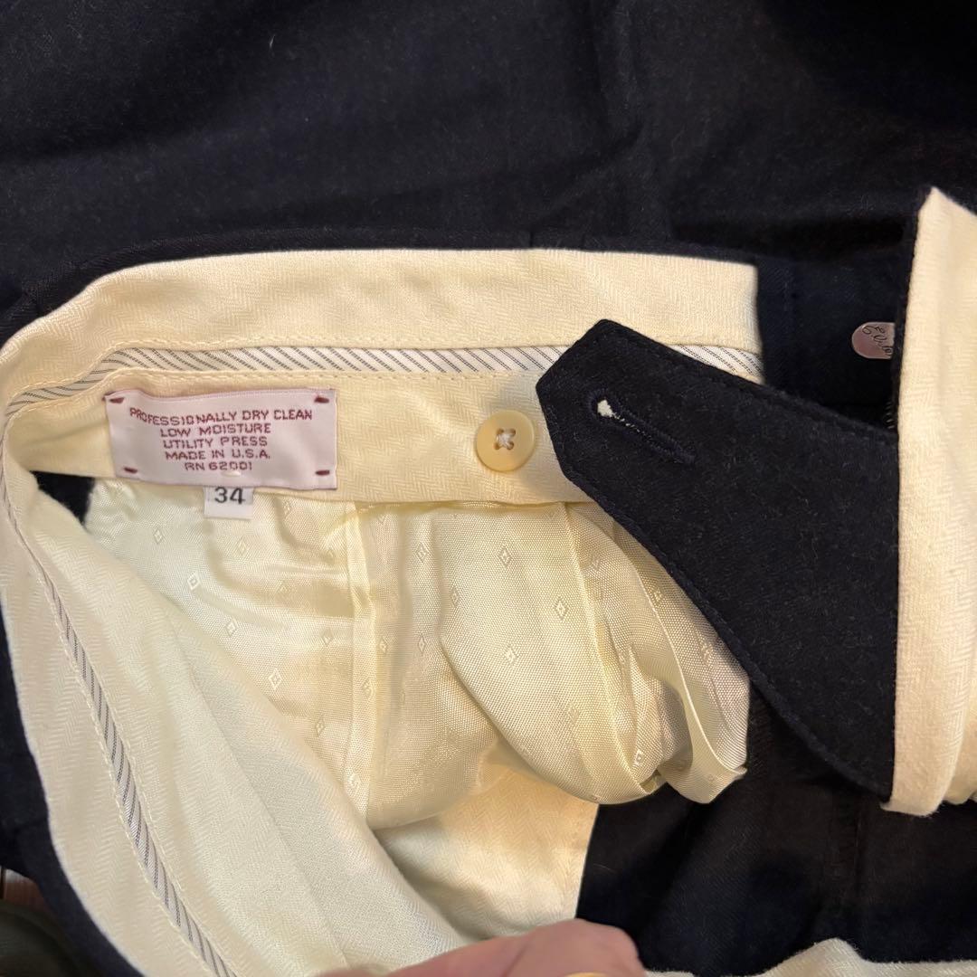 60s カシミヤ ウール 2タック スラックス vintage ヴィンテージ