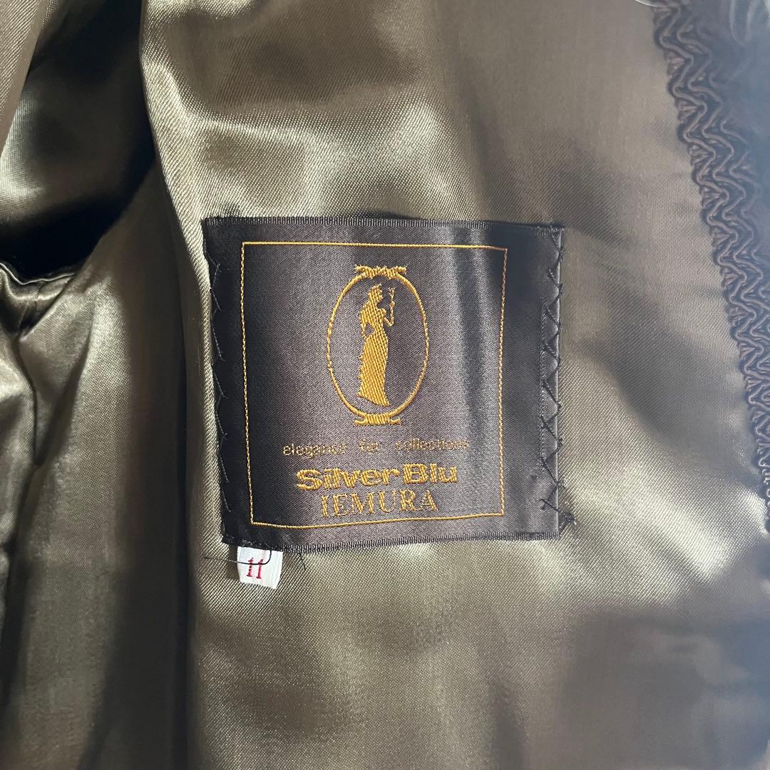 美品 Silver Blu IEMURA ミンク 本毛皮 コート　百貨店取扱