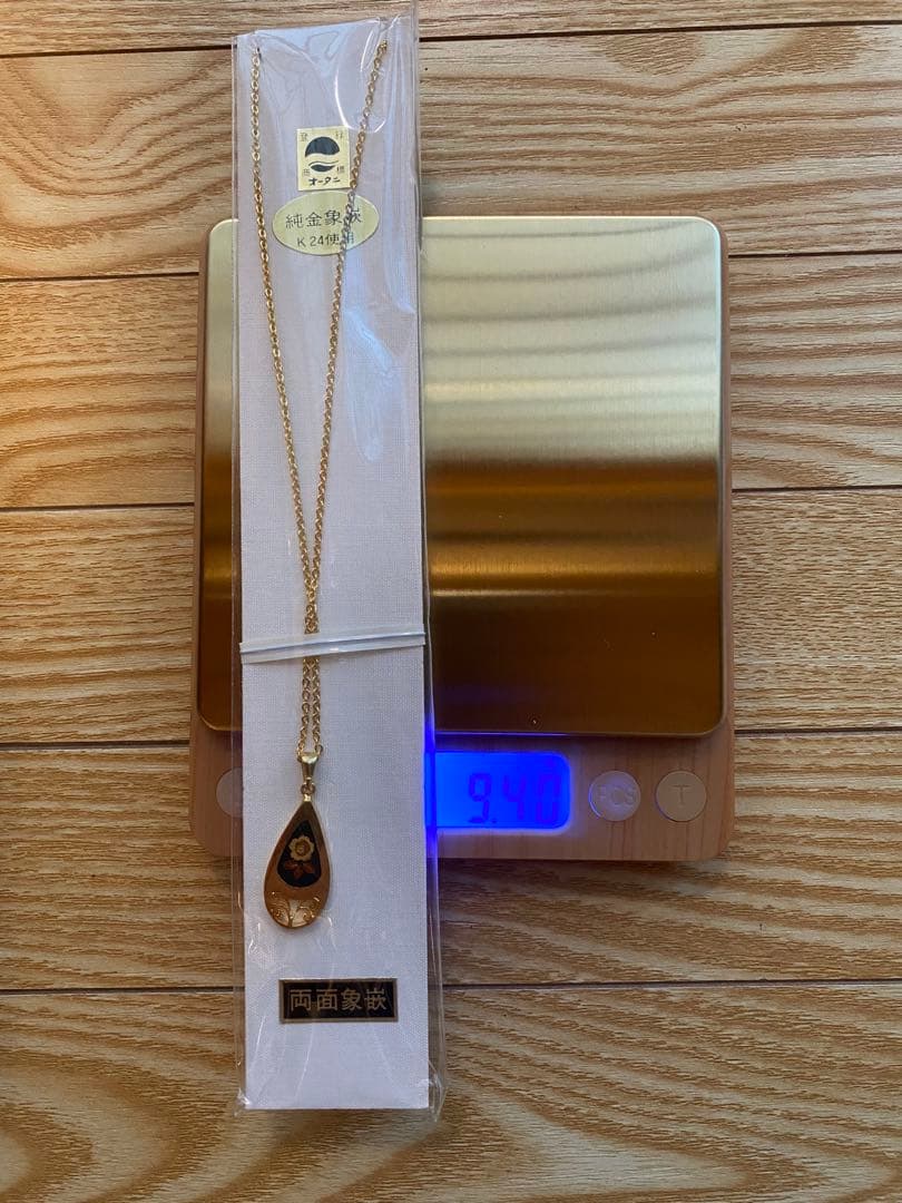 純金細工　シルバー　4点おまとめ　純金象嵌　ネックレス他