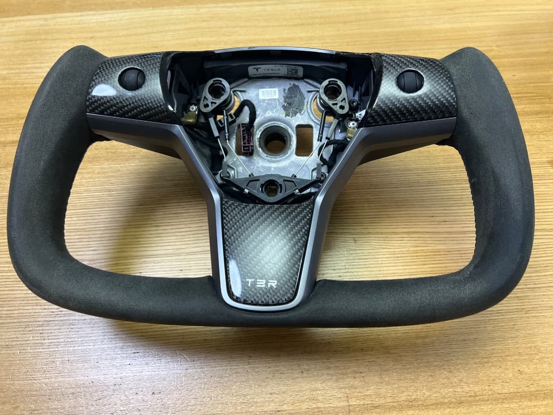 テスラ ヨークステアリング　ハンドル　TESLA TBR モデル3 モデルY