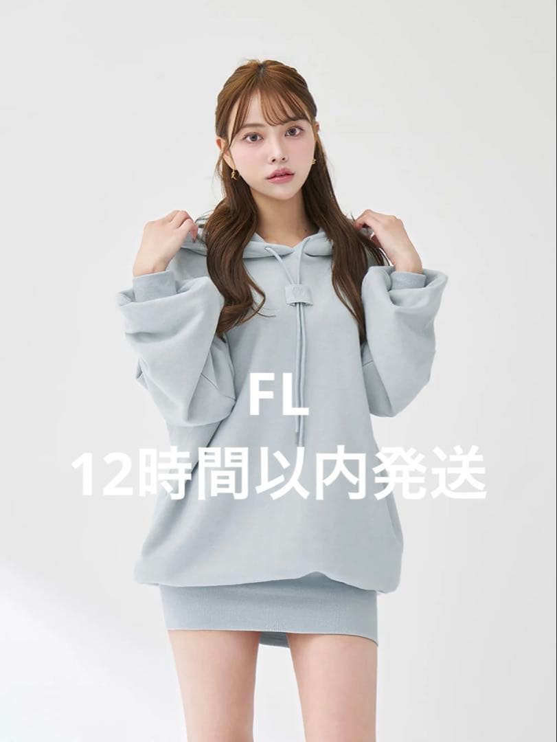 Darich ダーリッチ カラーラメスウェットミニワンピース SAX FL