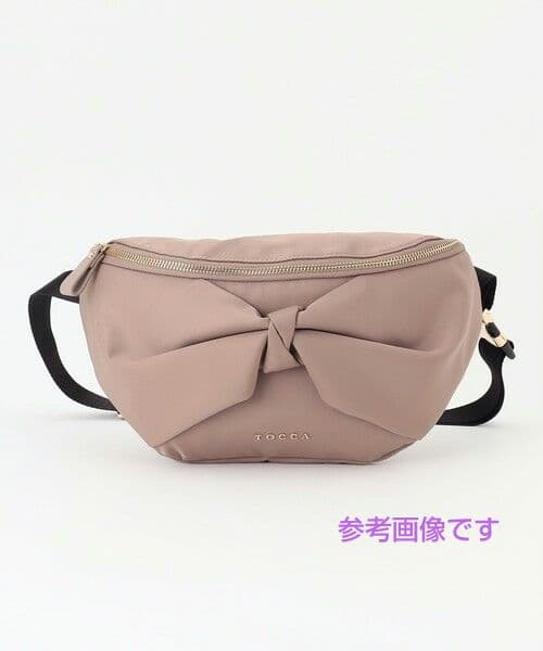 TOCCA【撥水】RIBBON KNOT BODY BAG ベージュ