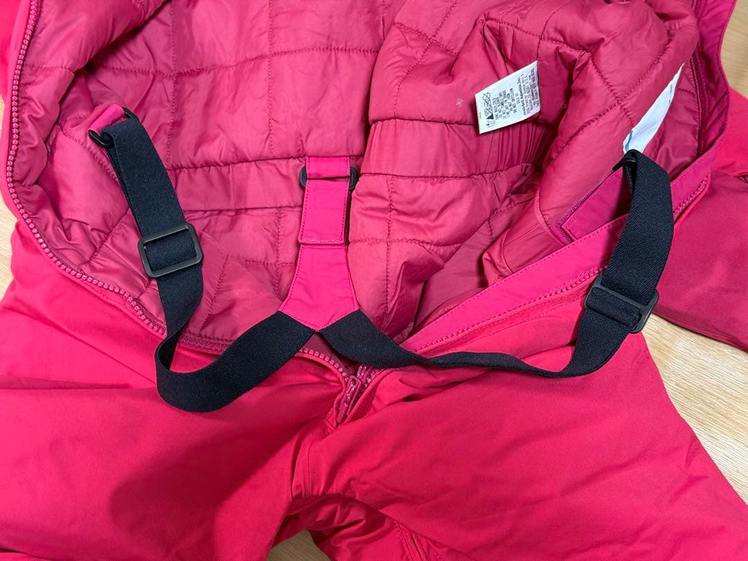 mont-bell モンベル　フード付き　オーバーオール　スキーウェア