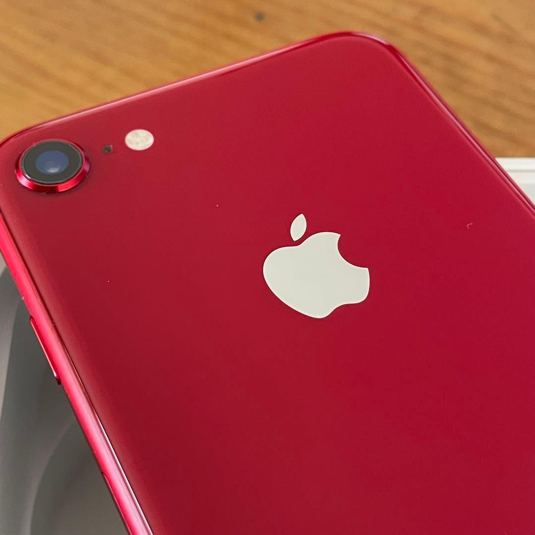 iPhone8 PRODUCT RED SIMフリー 64GB (^^)