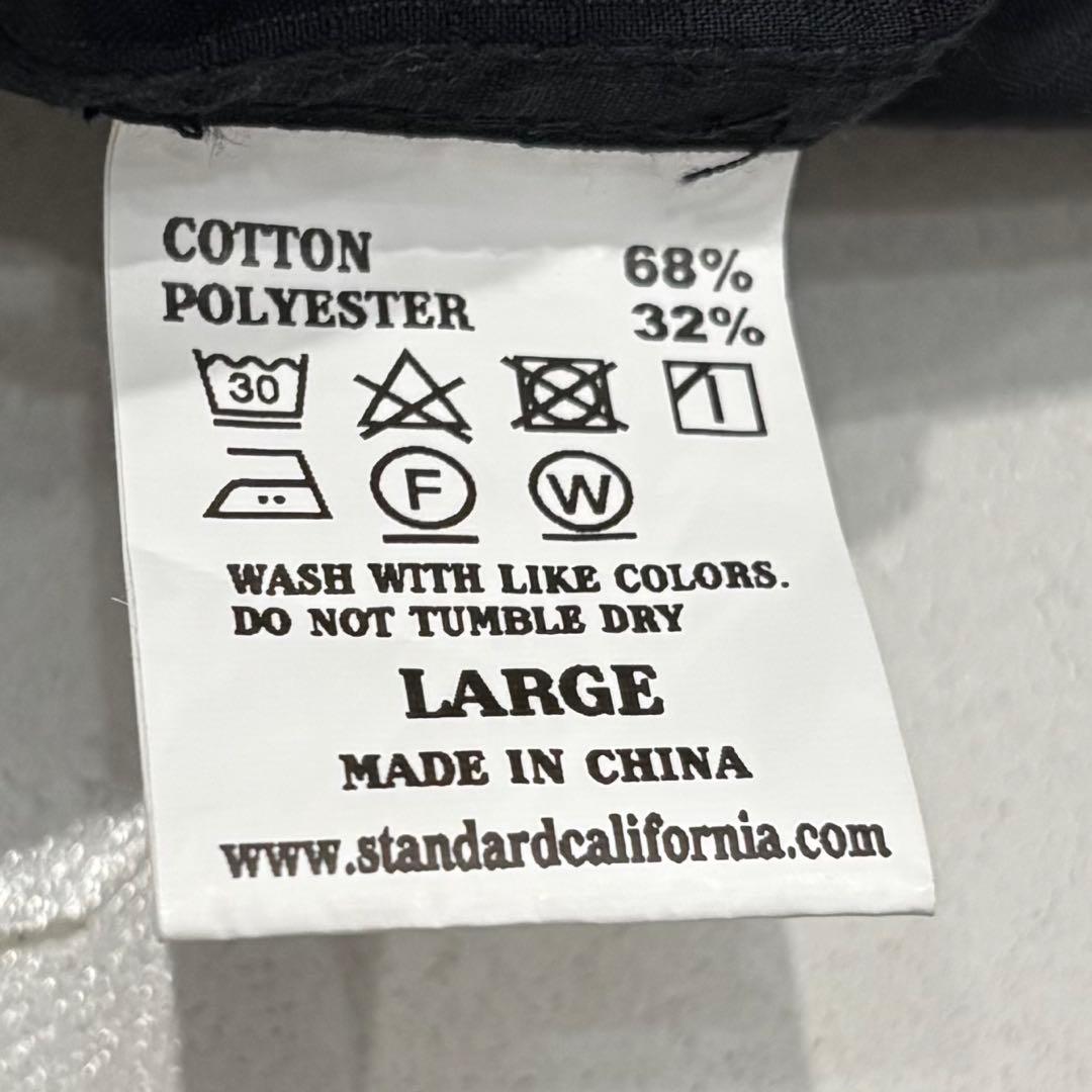 美品 スタンダードカリフォルニア ファティーグ シャツ ジャケット L ブラック