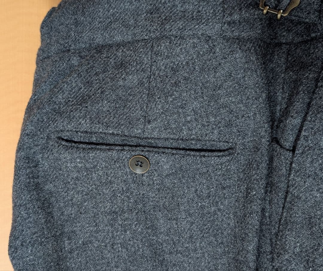 Berwich Scotch BEAMS 46 チャコールグレー フランネル