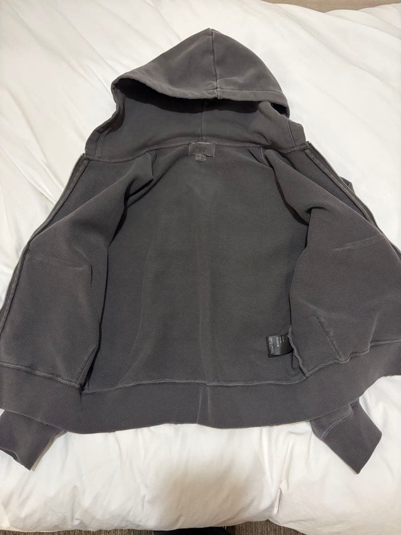 OHOTORO nap pigment zipper hoodie サイズS