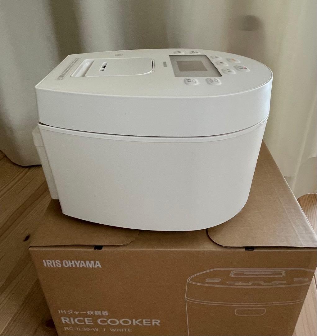 IRIS OHYAMA IH炊飯器３合 RC-IL-M-W ホワイト