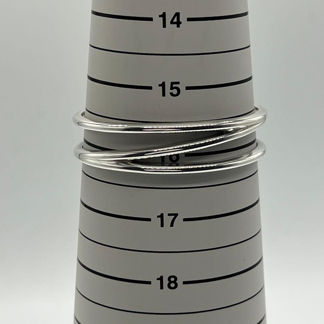 ティファニー TIFFANY ダイアゴナル バングル SV925 ヴィンテージ