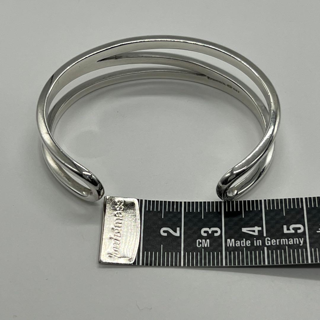 ティファニー TIFFANY ダイアゴナル バングル SV925 ヴィンテージ