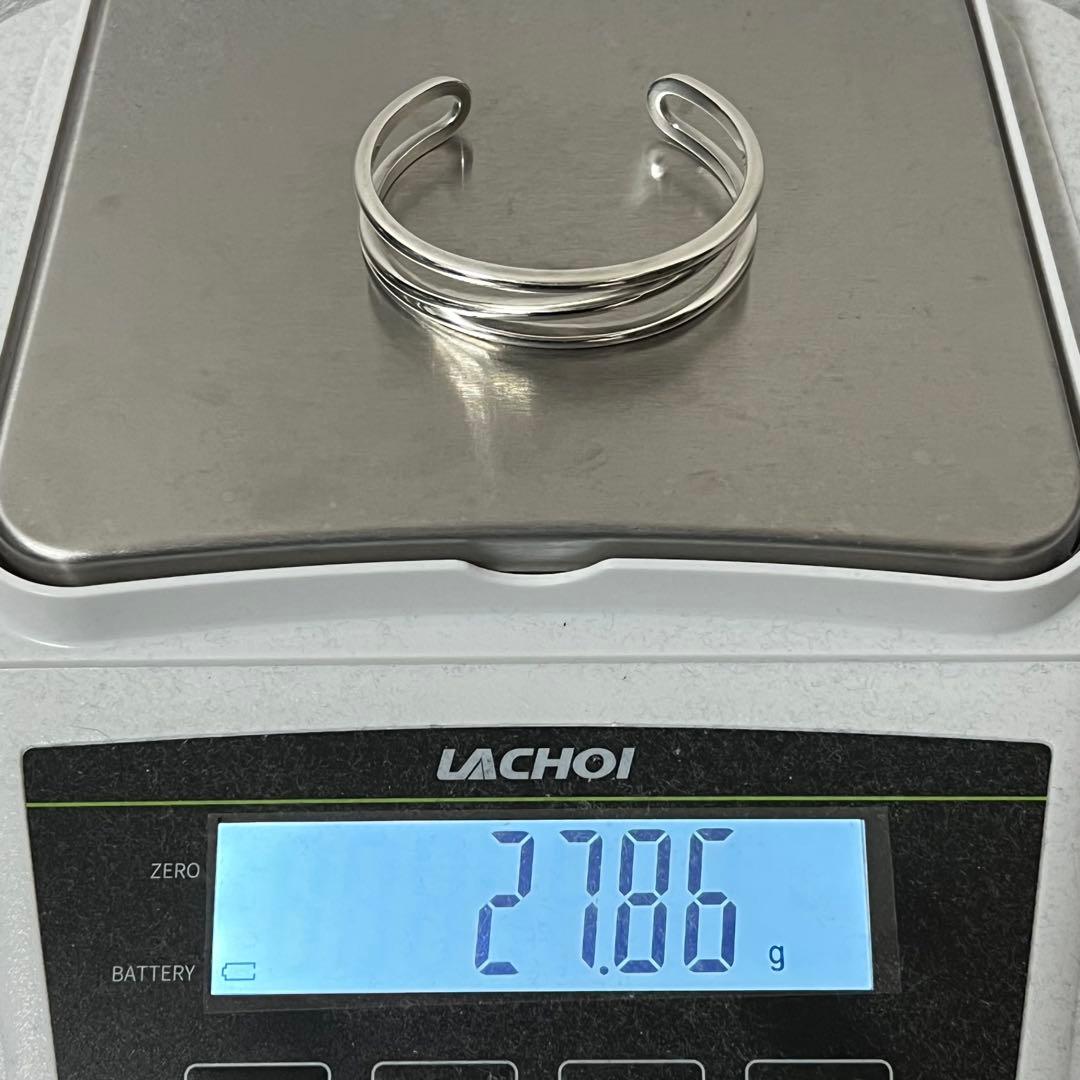 ティファニー TIFFANY ダイアゴナル バングル SV925 ヴィンテージ