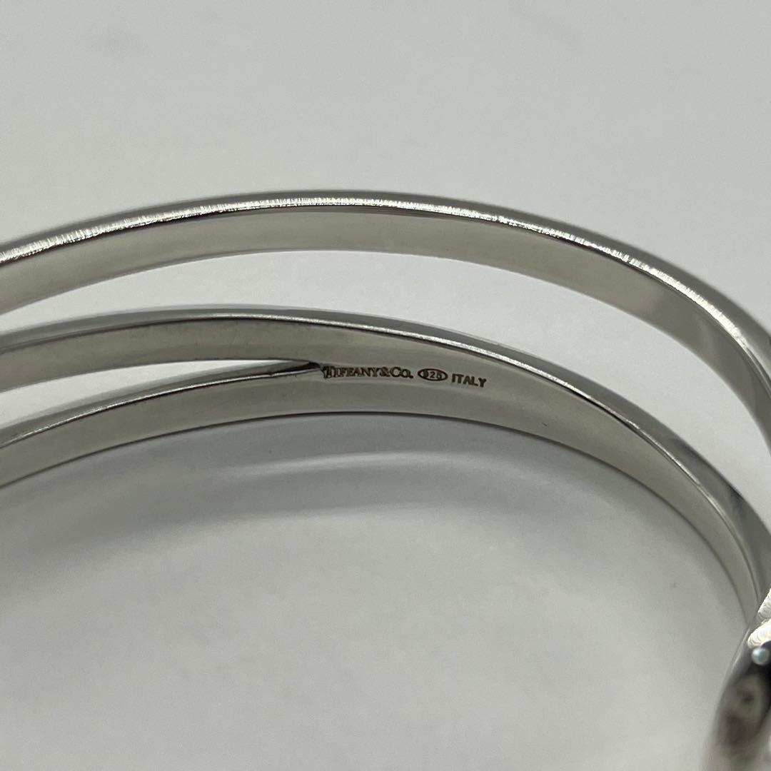 ティファニー TIFFANY ダイアゴナル バングル SV925 ヴィンテージ