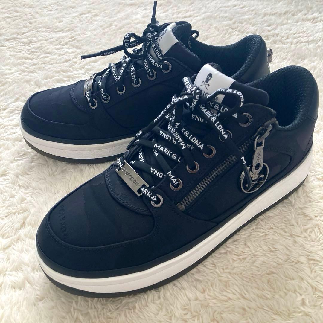 新品！MARK&LONA マークアンドロナ　ゴルフシューズ　ブラック　26.0㌢