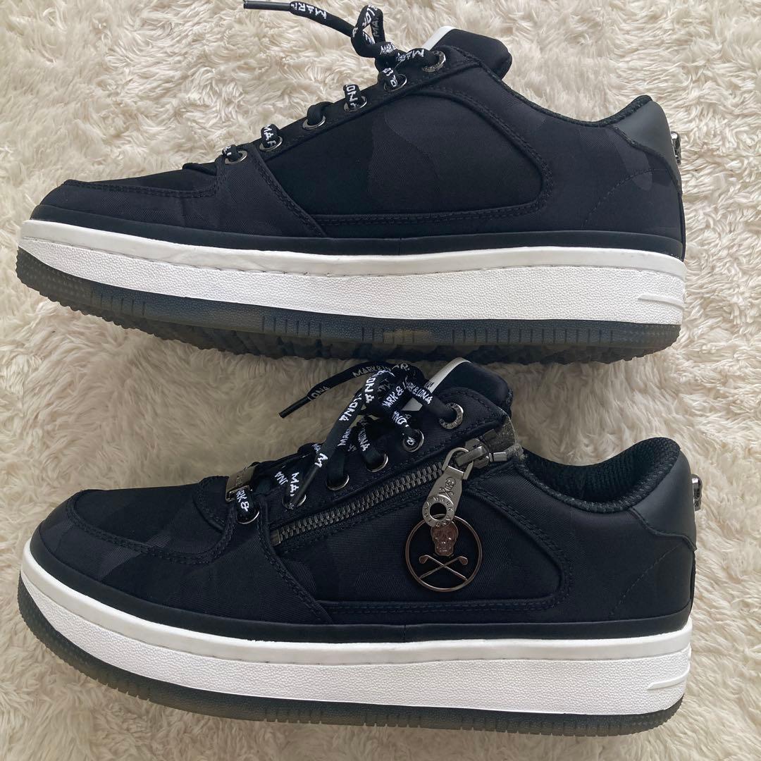 新品！MARK&LONA マークアンドロナ　ゴルフシューズ　ブラック　26.0㌢