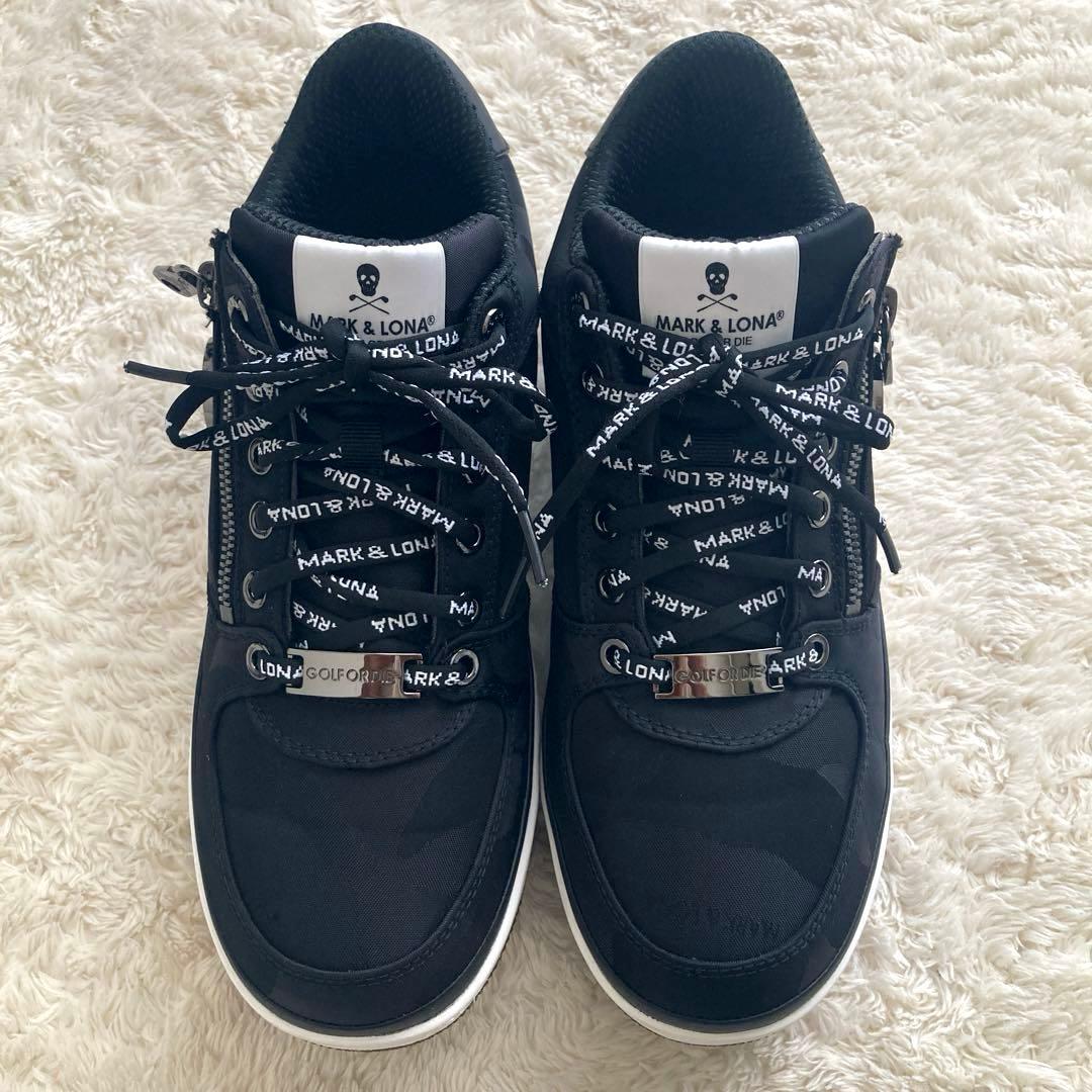 新品！MARK&LONA マークアンドロナ　ゴルフシューズ　ブラック　26.0㌢