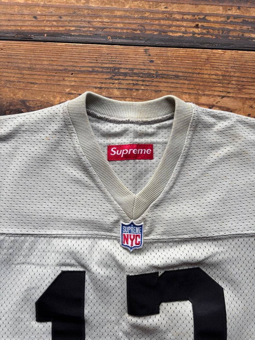 2012 old Supreme フットボールシャツ L グレー