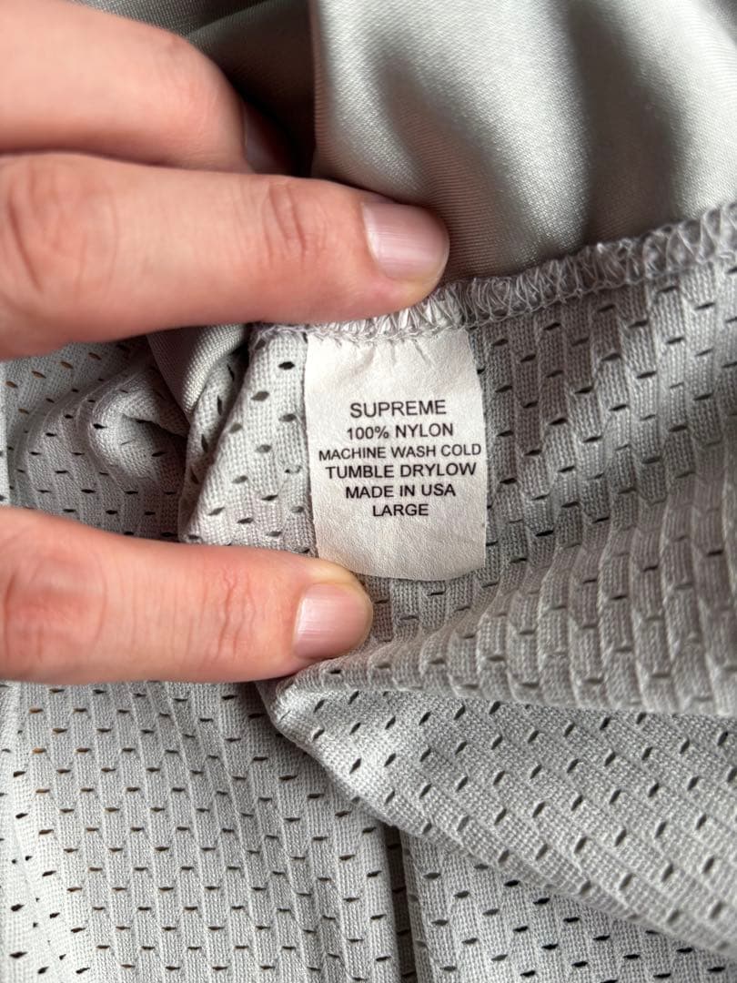 2012 old Supreme フットボールシャツ L グレー