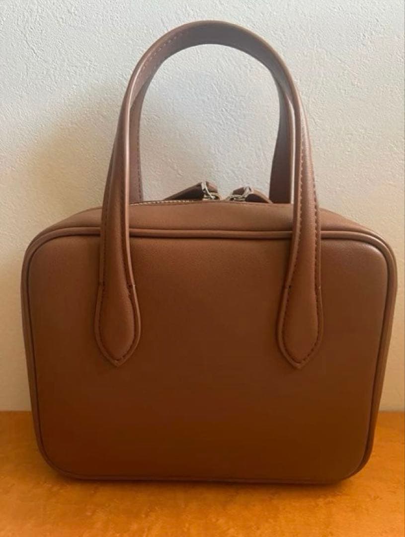 vasic amber mini mini ブラウン系ハンドバッグ美品雑誌掲載品