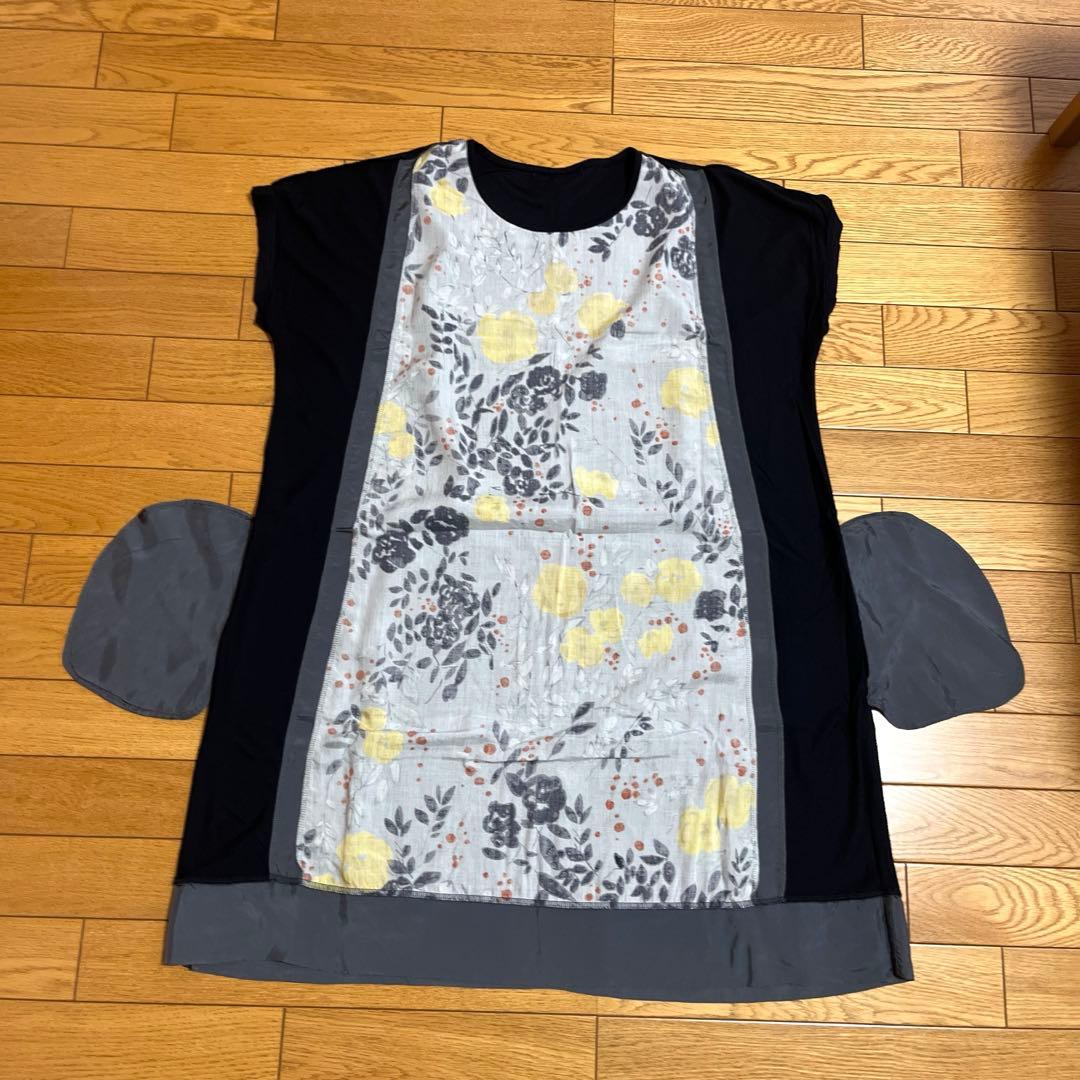 KEI Hayama PLUS ポケット付き花柄チュニック