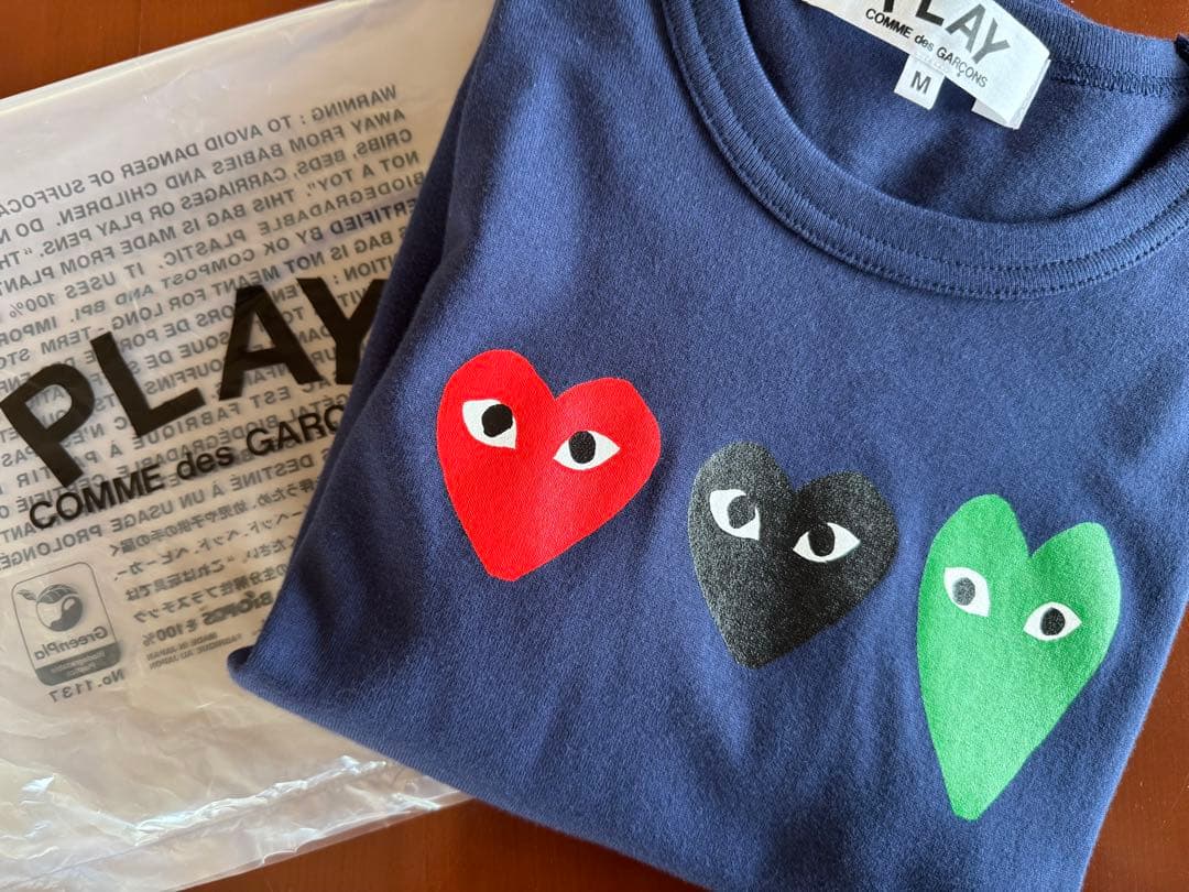 Aya さん専用　新品コムデギャルソン PLAY ネイビーカラーM