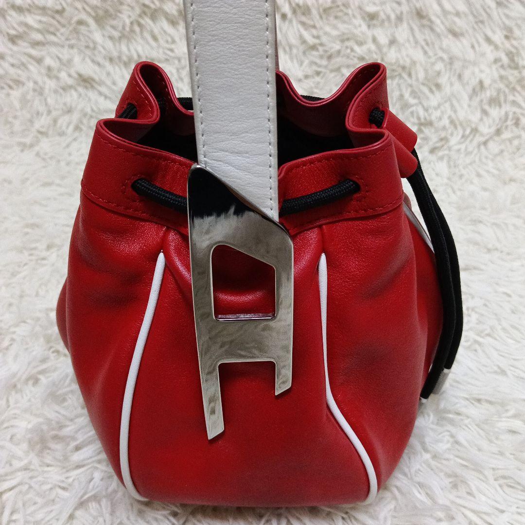 DIESELディーゼル巾着ハンドバッグ