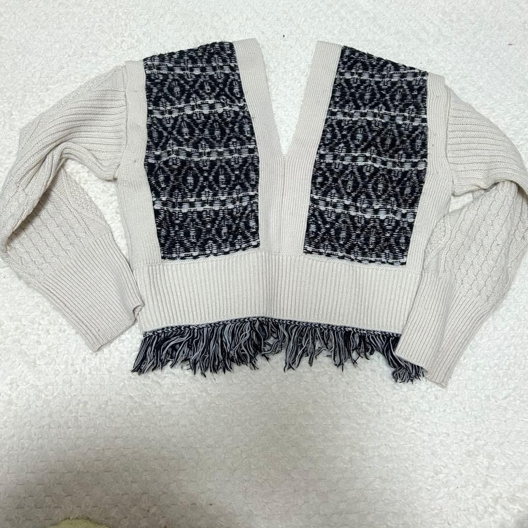 marte 2wayバイカラー ニット カーディガン