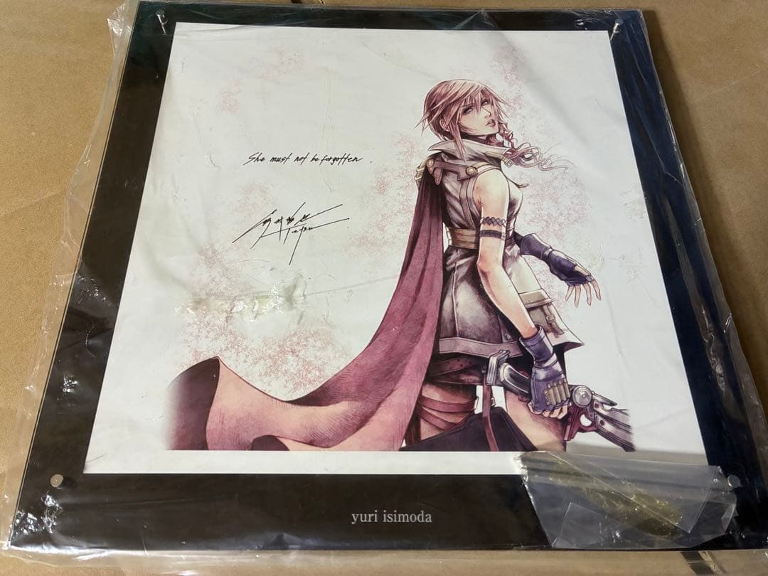 ライトニング オリジナルイラストプレートファイナルファンタジーXIII