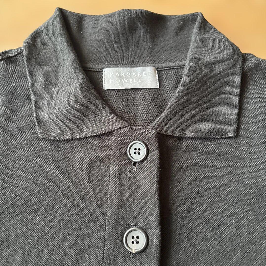 MARGARET HOWELL ブラックポロシャツ 半袖