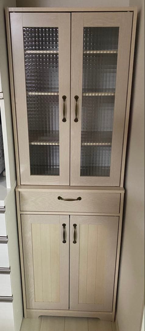 食器棚 キャビネット ヨーロピアン アンティーク おしゃれ 白