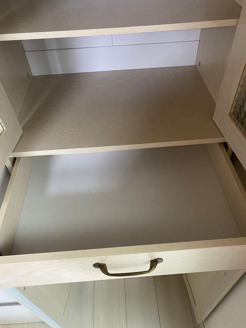 食器棚 キャビネット ヨーロピアン アンティーク おしゃれ 白